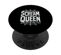 Scream Queen Green Web Logo Horror Movies PopSockets Adhesive PopGrip