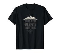 Scream Queen: Horrors Persist But So Do I T-Shirt, Men, Black, 3XL