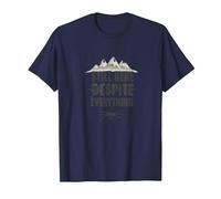 Scream Queen: Horrors Persist But So Do I T-Shirt, Men, Navy, 3XL