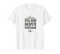 Scream Queen: Horrors Persist But So Do I T-Shirt, Men, White, S