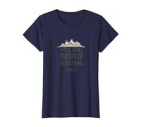 Scream Queen: Horrors Persist But So Do I T-Shirt, Women, Navy, M