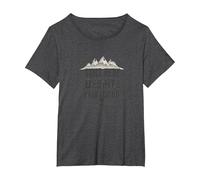 Scream Queen: Horrors Persist But So Do I T-Shirt, Women's Plus, Dark Heather Grey, 3X
