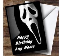 Scream Scary Horror Customised Birthday Greetings Card- Birthday Cards/Horror, Scary & Horrid Cards | Birthday Card | Horror, Scary & Horrid Card