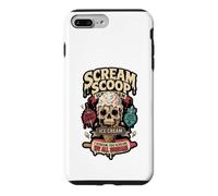 Scream Scoop Ice Cream Skull Spooky Graphic Case for iPhone 7 Plus/8 Plus