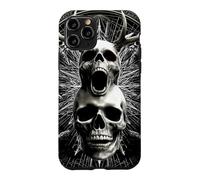 Screaming Antlered Skull Occult Sacred Geometry Gothic Case for iPhone 11 Pro