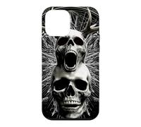 Screaming Antlered Skull Occult Sacred Geometry Gothic Case for iPhone 12 mini