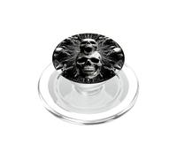 Screaming Antlered Skull Occult Sacred Geometry Gothic PopSockets PopGrip for MagSafe