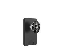 Screaming Antlered Skull Occult Sacred Geometry Gothic PopSockets PopWallet for MagSafe
