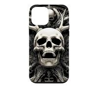 Screaming Antlered Skull Sacred Geometry Gothic Case for iPhone 12 mini
