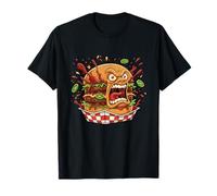Screaming Burger Monster Double Patty Mayhem T-Shirt