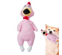 Screaming Chicken Dog Toy | Soft Dog Toys for Aggressive Chewers - Screaming Chicken Toy, Squeeze Sound Molar Chew Toys, Funny Puppy Interactive Chewing Teeth Cleaning Toys