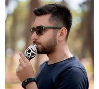 Screaming Death Whistle - Skull, Scary Loud Decibel Whistles, Authentic Human Sounding Thunder Echoes, Ancient Ritual Ceremony Artifact | High Sound Device for Death Sacrifice Rituals