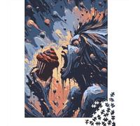 Screaming Figure with Cupcake 1000-Piece Jigsaw Puzzle for Adults, 70x50cm/1000pcs, White Pieces with A Smooth Surface; Relaxed Solo Time at Home