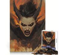 Screaming Fury of The Abyss Jigsaw Puzzles 1000 Piece for Teenagers Mental Logic Toy Calm Escape Fine Edge Art Collectible (38x26cm)