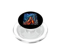 Screaming Lobster Deep Sea Volcano Funny Art PopSockets PopGrip for MagSafe