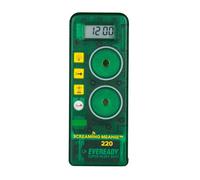 Screaming Meanie 220 Alarm Clock and Timer, Extremely Loud for Deep Sleepers, Multi-Purpose Clock, 3 Sound Levels (with 9v Battery Included) - Green