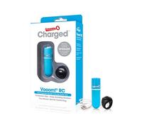 Screaming O Charged Vooom Rechargeable Remote Control Bullet Blue