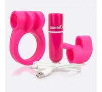 Screaming O Charged CombO Kit - Pink Sex Toy For Men