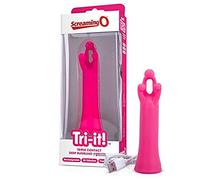 Screaming O Tri-it! Rechargeable Triple Contact Vibrator Pink