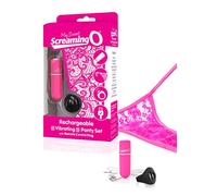 My Secret Screaming O Charged Remote Control Rechargeable Thong Vibrator Set