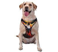 Screaming Parrot Large Printed pet Traction Vest for Pets to wear When Walking The Dog or Climbing Mountains