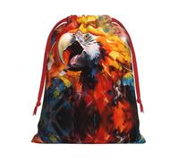 Screaming Parrot M Patterned Gift Bags - Add a touch of formality to weddings, Christmas, birthdays, and anniversaries - (S - L)