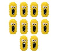 Screaming Pickle Sculpture - Pickled Cucumber Model 10 Pieces | 1.8 x 3.5 cm Adorable Emotional Support Cucumber | Emotional Support Ornament And Decoration For Joy Of Joy
