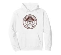 Screaming Shins Muay Thai - Distressed Vintage Tiger Emblem Pullover Hoodie