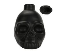 Screaming Whistle with Black Skull, Screaming Aztec Death Whistle, Loud Human Scream War Whistle, Scary Screaming Aztec War Whistle, Aztec Death Pipe, Halloween