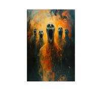 Screams from Hell Canvas Poster Wall Art Decor Print Picture Paintings for Living Room Bedroom Decoration 12x18inch(30x45cm)