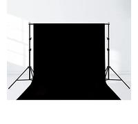 Screen Background, Photo Backdrop Stand Set With Chromakey Muslin Cloth, 2x3m & 3x3m, Multicolor For Studio(Black,3x3m)