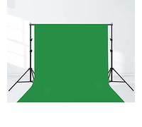 Screen Background, Photo Backdrop Stand Set With Chromakey Muslin Cloth, 2x3m & 3x3m, Multicolor For Studio(Green,3x3m)