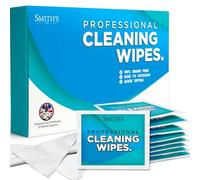 Screen Cleaning Wipes by Smith's® | 60 Pack | Phone, Tablet, Laptop & TV | Professional | Screen-Safe | Smear-Free | Fingerprints & Grease | Quick-Dry | Residue-Free | Disinfects | + Microfibre Cloth
