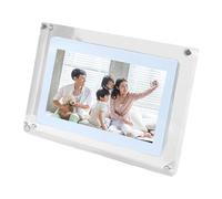 Screen Digital Photo Frame with Clear Acrylic Design USB Rechargeable Port 4G Memory for Home Decors 5in / 7in / 10in USB Propelled Frame