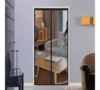 Screen Door 95x250cm Auto Closer Magnet Automatically Mesh Curtain AIR in & Bugs Out for Kitchen/Bedroom/Room, Black