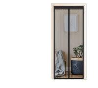 Screen Door Summer Magnetic Curtain Screen Mesh Door Net Door Mesh Automatic Closing Large Size Net for Patio Doors Balcony Bedroom(Black,180X240CM)