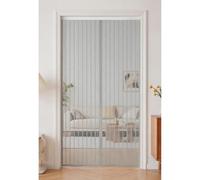 Screen Doors with Magnets 203 x 291 cm Frame Hook & Loop Hundreds of Sizes Fly Nets for Doors with Powerful Magnets Keeps Bugs Out Easy to Install Without Drilling, Grey