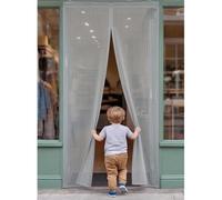 Screen Doors with Magnets 211 x 200 cm Frame Hook & Loop Hundreds of Sizes Duty Door Screen Keep Bugs Out & Lets Fresh Air in No Drill Installation Automatically Closes, Grey