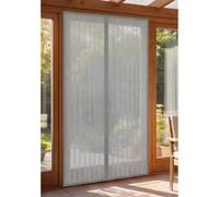 Screen Doors with Magnets 91 x 200 cm Frame Hook & Loop Hundreds of Sizes Fly Insect Screen Door Keep Bugs Out & Lets Fresh Air in Easy to Install Without Drilling, Grey