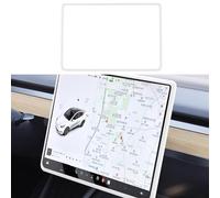 Screen Edge Protector Trim Frame Compatible with Tesla Model 3 Highland Model Y Juniper 2025 2024 2023 2022 2021 2020 Interior Center Console Cover Decor Strip Decorations Trim Accessories (White)