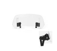 Screen Fairing Motorcycle Windshield Cover For Kymco Agility 125 Downtown 2017 Windscreen Wind Deflectors Extension Adjustable Spoiler Clamp-On Spoiler(CLEAR,X-3)
