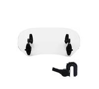 Screen Fairing Motorcycle Windshield For Kymco Agility 125 Downtown 2017 Windscreen Wind Deflectors Extension Adjustable Spoiler Clamp-On Spoiler(CLEAR,X-5)