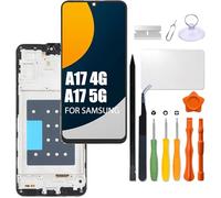 Screen for Samsung Galaxy A17 4G 5G with Frame INCELL A175F A175M A176B Display Touch Digitizer Assembly LCD Replacement with Repair kit