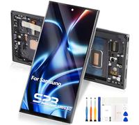 Screen for Samsung Galaxy S23 Ultra 5G LCD Display - for Galaxy S23 Ultra 5G LCD Touch Screen SM-S918B S918B/DS S918U S918U1 Digitizer Assembly Kits (with Frame)