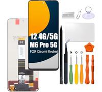 Screen for Xiaomi Redmi 12 | M6 Pro 5G LCD 23053RN02A 23076RN4BI 23076PC4BI Display Touch Digitizer Assembly Replacement with Repair kit