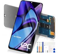 Screen for Xiaomi Redmi 12C Display, Touch Screen Digitizer Replacement Assembly Replacement for Xiaomi Redmi 12C 22120RN86G, 22120RN86I, 22126RN91Y, 2212ARNC4L