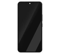 Screen + Frame for Galaxy S22 Graphite, Full block Original screen
