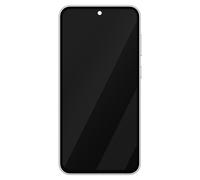 Screen + Frame for Galaxy S23 FE Full block Original screen, White