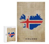 Screen-Free Activity: Iceland, 300 PCS, Displayable Picture Puzzle, for Relaxing Solo Or Group Play