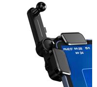 Screen Hinge Mount - 4 Way Adjustable Navigation Bracket, Rotating Console Display, Sturdy Dashboard Accessory | Convenient Automobile Viewing Solution for Car Interior Arrangement Needs